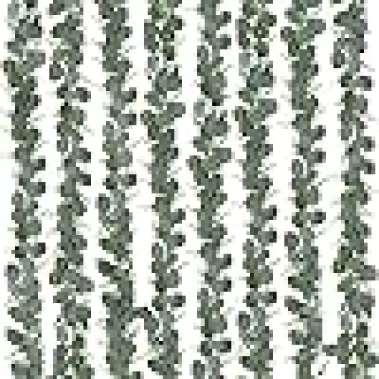 Fake Silver Dollar Eucalyptus Greenery Garland {1}