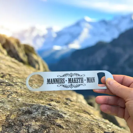 Bottle Opener - Manners Maketh Man {6}