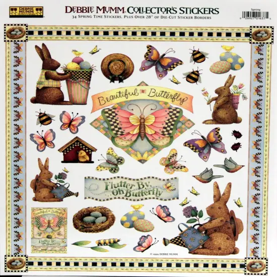 Debbie Mumm Collector's Vintage Spring Stickers {1}
