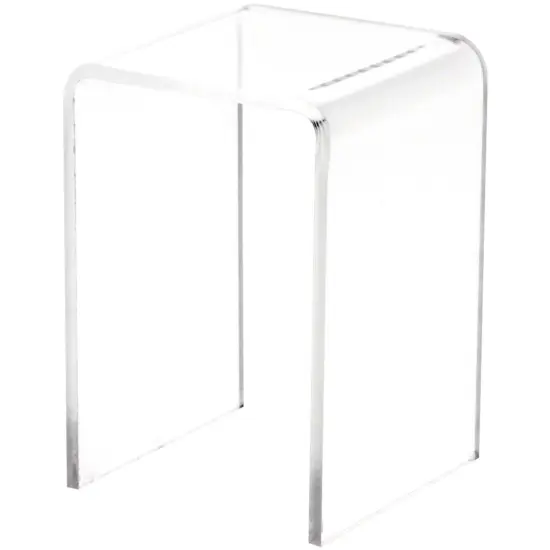 Plymor Clear Acrylic Vertical Square Display Riser, 3" H x 2" W x 2" D (3/32" thick) {2}