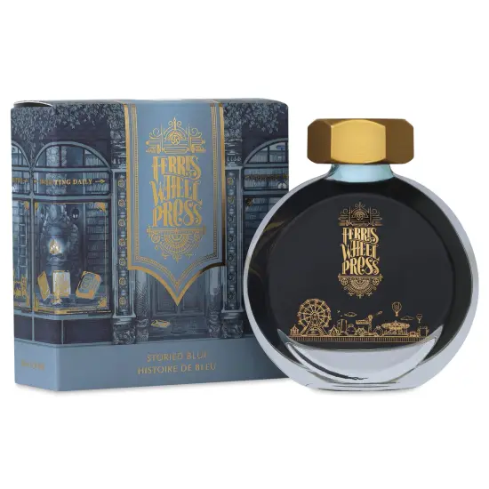 Ferris Wheel Press Fountain Pen Ink - Storied Blue, 38 ml {1}