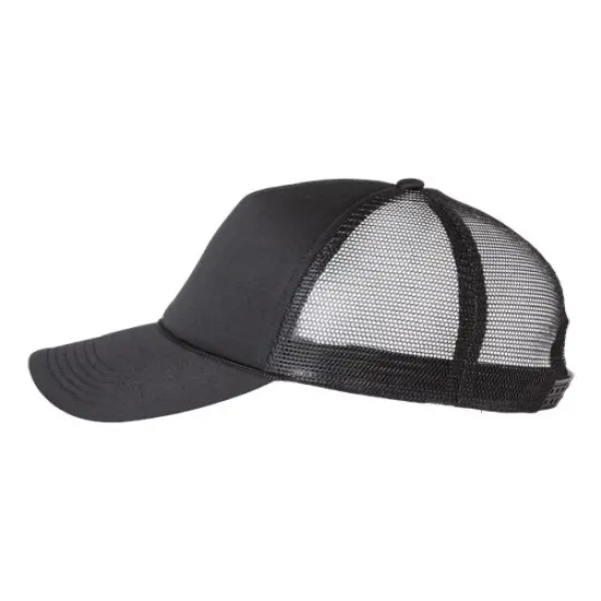 Valucap&reg; Foam Mesh Back Trucker Cap Navy/ Navy {6}