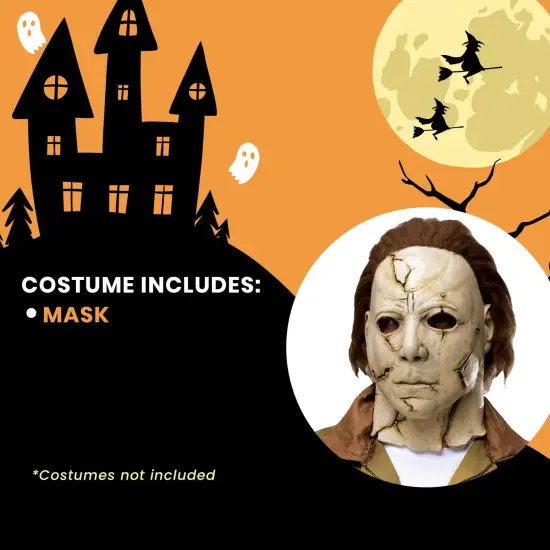 Halloween (Rob Zombie) Michael Myers Adult Costume Mask {5}