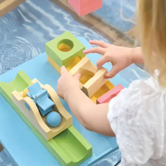 Kaplan Early Learning Company Waterway Block Set - 15 Pieces {7}