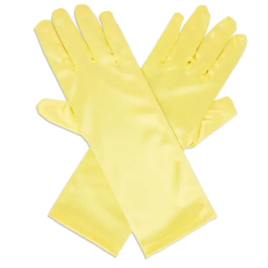 4 Pairs of Satin Princess-Style Gloves For Little Girls Dress Up Costumes, Tea Party, Birthday, Wedding, Pageant (4 Colors), For Ages 3+ Multicolor {7}