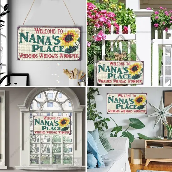 No Need Frame Hanging 5D Diamond Art Painting Kits for Adult Beginners with Tools {1}