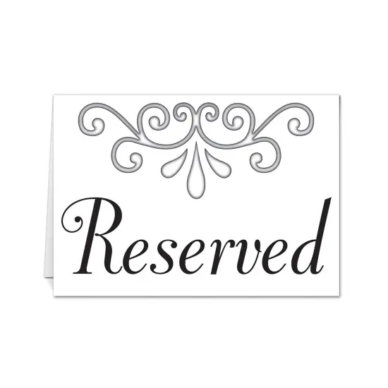 48 Piece Bulk Reserved Table Cards {1}