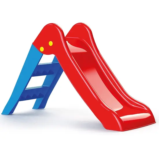 Dolu: My First Slide: Red & Blue - Indoor & Outdoor Toy, Foldable Slope, 2 Step Ladder, Durable Plastic, Playground Equipment, Toddlers & Kids Ages 2+ {1}