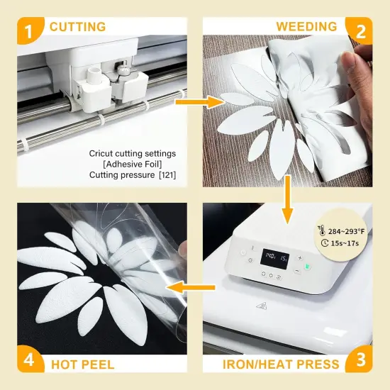 White Puff Heat Transfer 3D 12" x 5 ft {3}