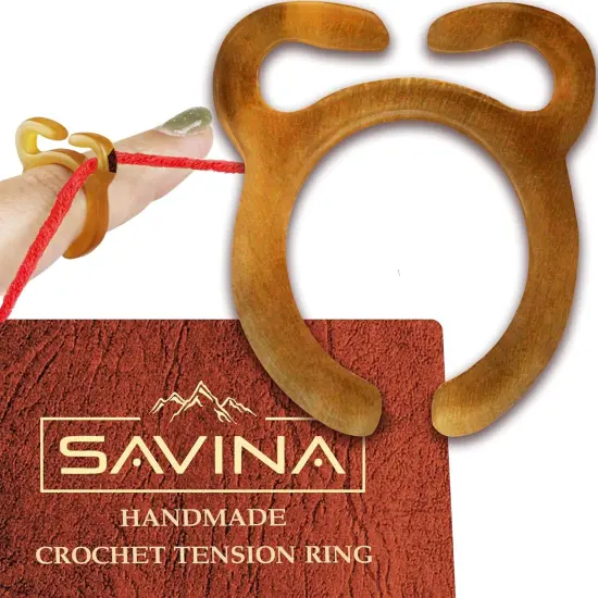 Handmade Crochet Tension Ring for Finger {1}