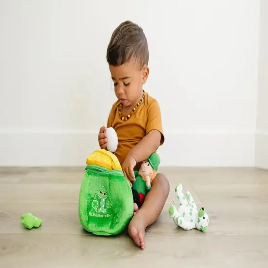 St. Patrick's Day 5-Piece Set - St Patricks Day Toys for Babies, Irish Baby Gifts with Stuffed Leprechaun {4}