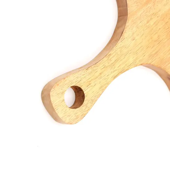 Handmade Wooden Serve & Chopping board-12" X 6" {4}