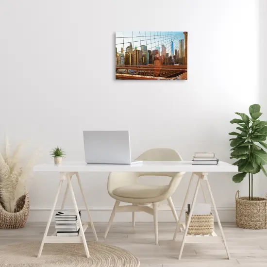 Stupell Industries Cityscape Through Bridge Canvas Design by Seven Trees Design {2}