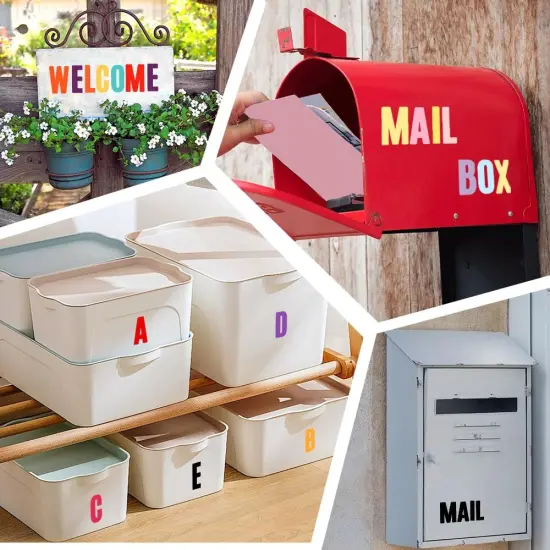 Letter Stickers Alphabet Stickers 2 Inch Large Vinyl {5}