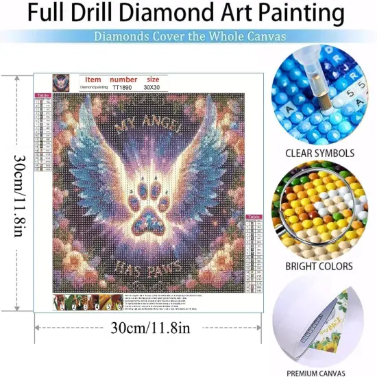5D Angel Wings Diamond Painting Kits for Adults {2}
