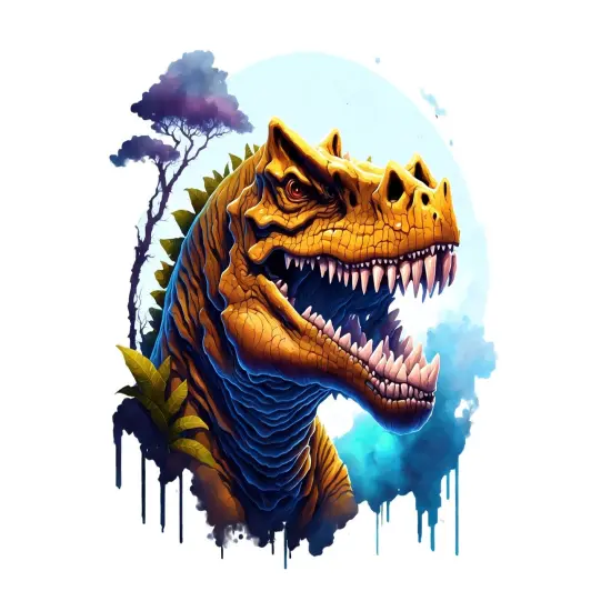 Angry T-Rex Dinosaur Edible Icing Sheets- Assorted Image Cake Toppers-Frosting Sheets- Cookies- Cupcake Toppers {1}