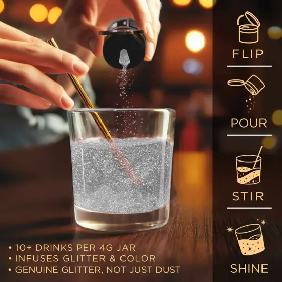 Clear Edible Glitter Spray Pump | Brew Glitter® {4}