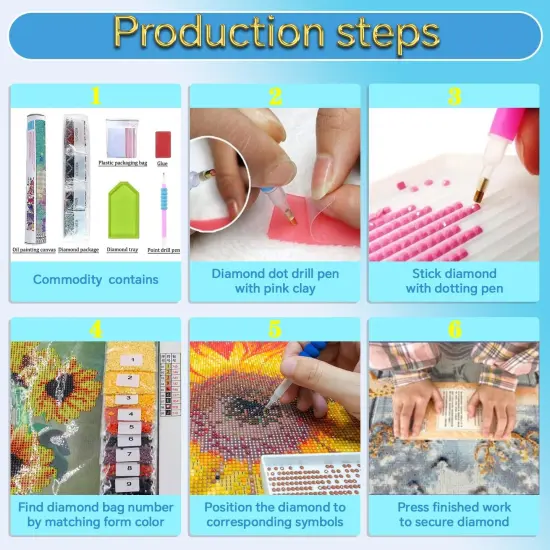 5D Diamond Painting Kits for Beginners Adults {5}