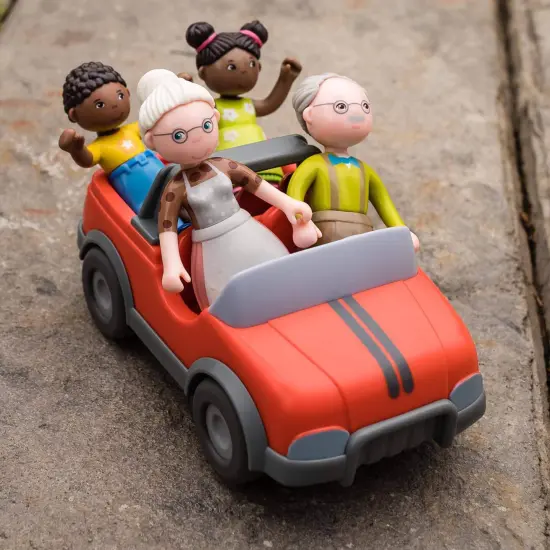 HABA Little Friends Grandpa Kurt - 4.5" Dollhouse Toy Figure Multicolor {7}