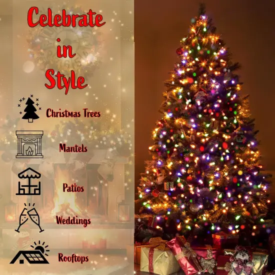 Multi Color Christmas String Lights {4}