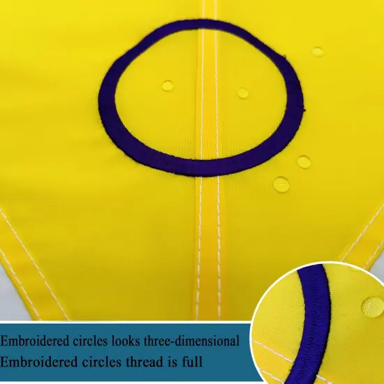 Intersex Progress Pride Flags 3x5 Outdoor - Embroidered Circle and Sewn Stripes Inclusive Lesbian Gay Bisexual Transgender Rainbow Flag for Outside with 2 Brass Grommets UV protection Fade Resistant {5}