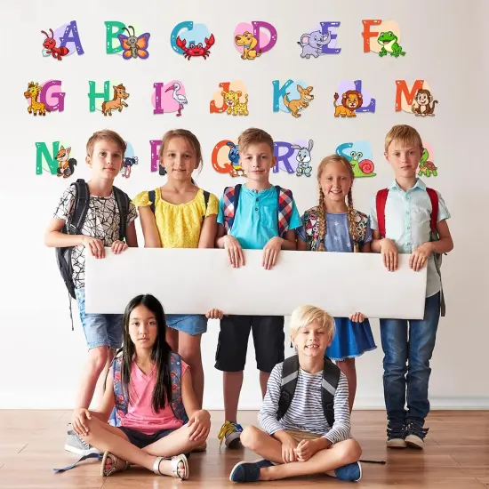 Colorful Alphabet Wall Decals {5}