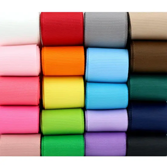 Ribbon Grosgrain Ribbon 1 inch Ribbon 20 Solid Color Ribbon Assortment, 1" X 2 Yard Each, Total 40 Yds Per Package, Thin Ribbon Grosgrain Thick Ribbon Fabric Ribbons for Crafts, Hair Bow Supplies {1}