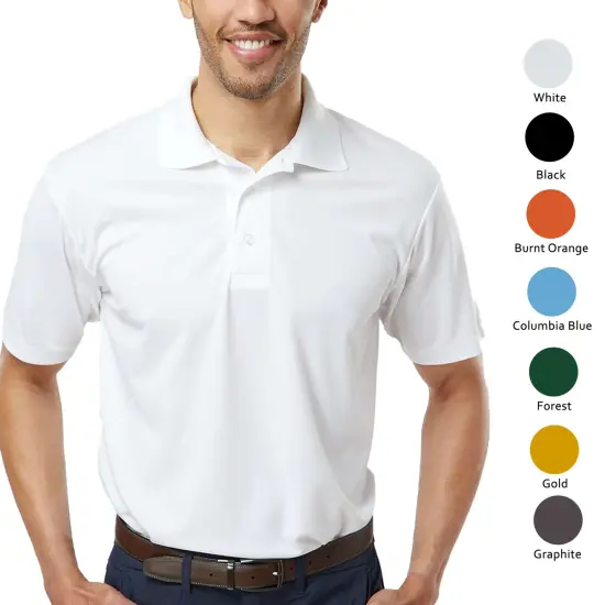 C2 Sport Utility Short Sleeve Polo T-Shirt for Adults Silver {6}