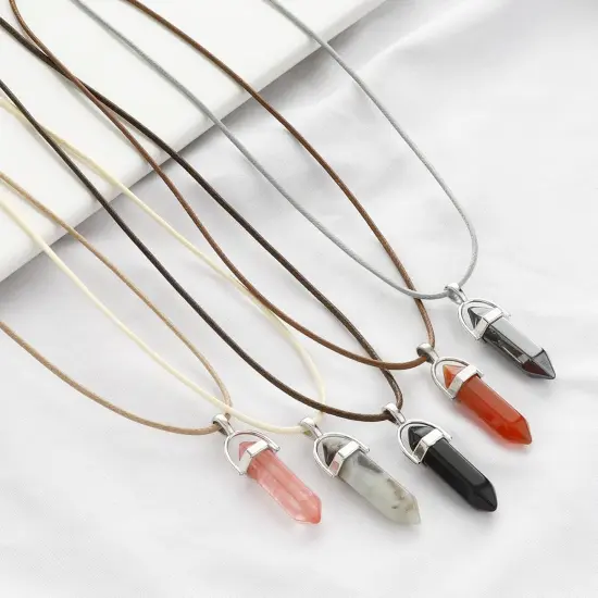 100 Pcs Waxed Necklace Cords for Jewelry Making(Multicolor-B, 18 Inches) {5}