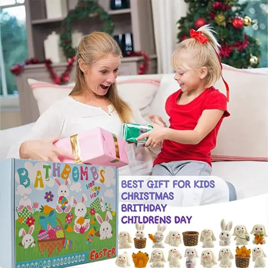 20 Pack Easter Bath Bombs Bubble Bath Balls, Kids Surprise Bath Bombs {3}