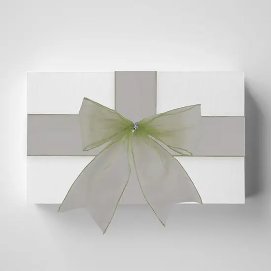 Green Organza Ribbon Spring Easter Wired Ribbon for Wreath Bows Crafts Gift Wrapping Green Chiffon Ribbon for Home Birthday Party Wedding St Patricks Day Easter Spring Decor 2.5" X 25 Yard {4}