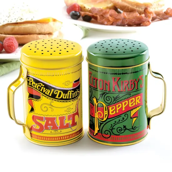 Collections Etc Unique Nostalgia Salt and Pepper Shaker Set {1}