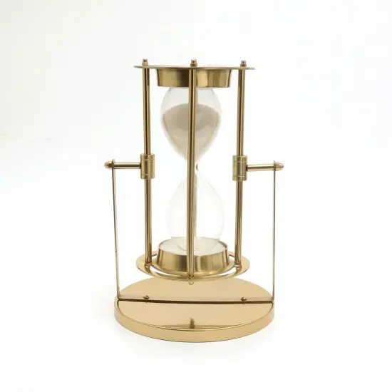 Decorative Aluminum Sand Timer - Hourglass (10"X9"X14") {2}