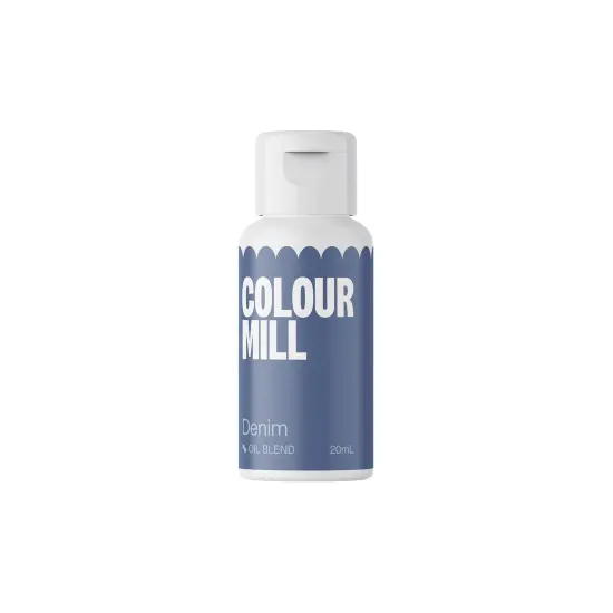 20ml Oil Based Colouring Denim Rich Vibrant Gel Colour Perfect For Buttercream Chocolate Cake Ganache {1}