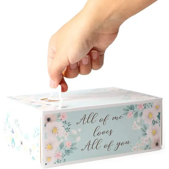 8 Pack Wedding Facial Tissue Box Set, 3-Ply, 100 Sheets/Box, 800 Sheets Total {2}