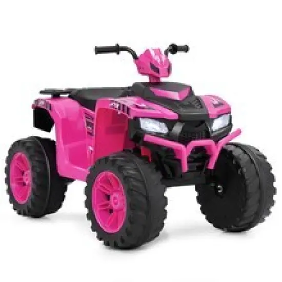 Red 24V Electric Ride-On ATV for Kids with Wireless Connection, 3-8 Years Old {10}