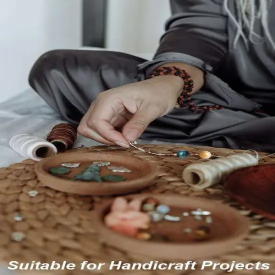 Indian Agate 8mm Natural Stone Beads Round Loose Gemstone Stone Beads for DIY Bracelet Necklace Earrings Jewelry Making Polishing Genuine Real Stone Beading Crystal 96PCS 2 Strand 32" {3}