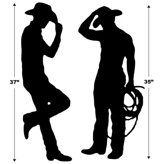 24 Pack Bulk Cowboy Party Silhouettes {5}