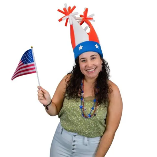USA Jester Headband Fun & Patriotic Party Accessory {2}
