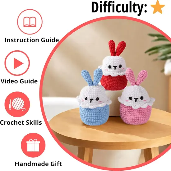 Easy Starter Crochet Kit for Adults & Kids {3}