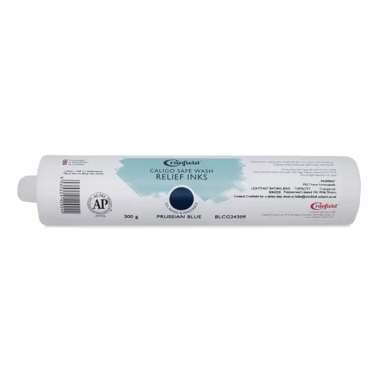 Cranfield Caligo Safe Wash Relief Ink Cartridge - Prussian Blue, 300 g {1}