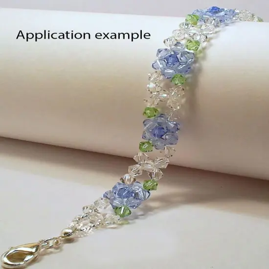 100pcs Adabele Austrian 4mm (0.16 Inch) Small Faceted Loose Bicone Crystal Beads Purple Velvet Compatible with Swarovski Crystals 5301/5328 SSB427 {5}