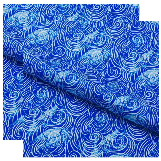 Heavy Winds Printed Spandex Fabric Multicolor {4}