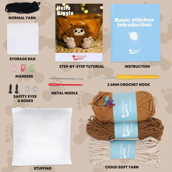 Crochet Box Crochet Kit - Bigfoot {3}