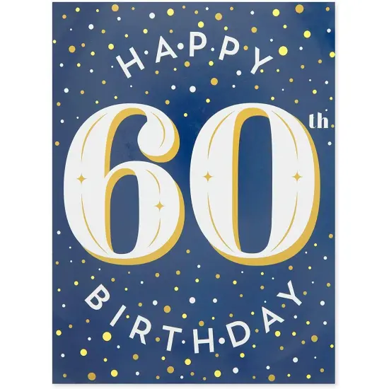 60th Birthday Decorations, Includes Table Centerpieces, Wall Sign, Ceiling Decorations and Confetti String (12 Pieces) Multicolor {5}