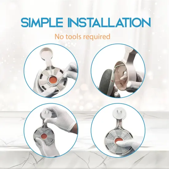 Wall Mount Holder For Google Home Mini, AC Outlet Bracket Built-in Cable Management Hide Messy Wires and without Drill/Screws, White by Insten {6}