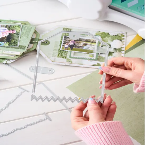 Sizzix Thinlits Set 17/Pkg, Snap and Swap by 49 and Market-Large Tags {6}