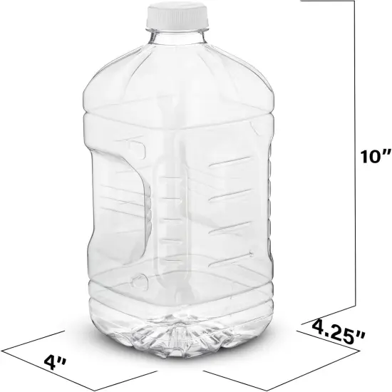 Clear PET Plastic Juice Bottles 64 oz. (Set of 4) {2}