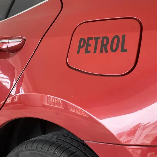 30 Sets, 1 inch - Black Vinyl Letter Alphabet Stickers {5}