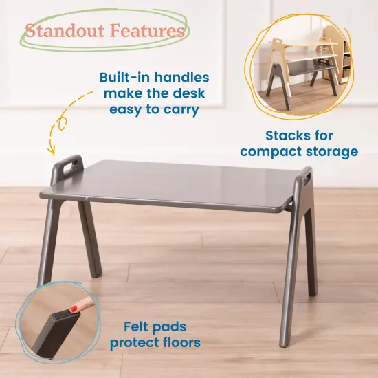 Table2Go, Lap Desk Grey Wash {5}